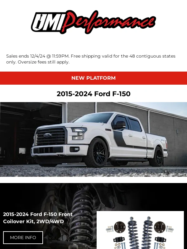 UMI Performance - Cyber Monday is here! Only a few days left to save!