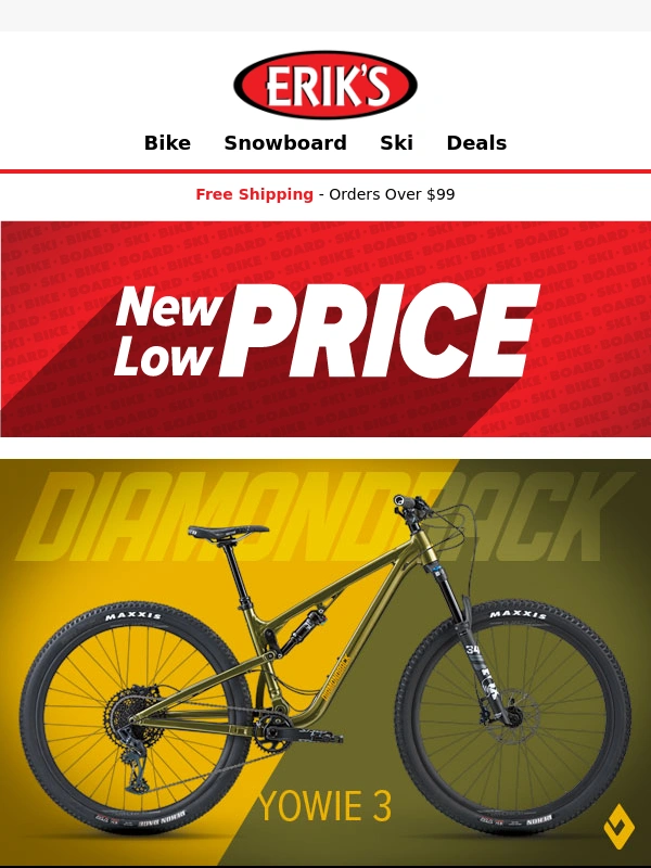 Erik's Bike Shop - Online Exclusive: Diamondback Yowie 3