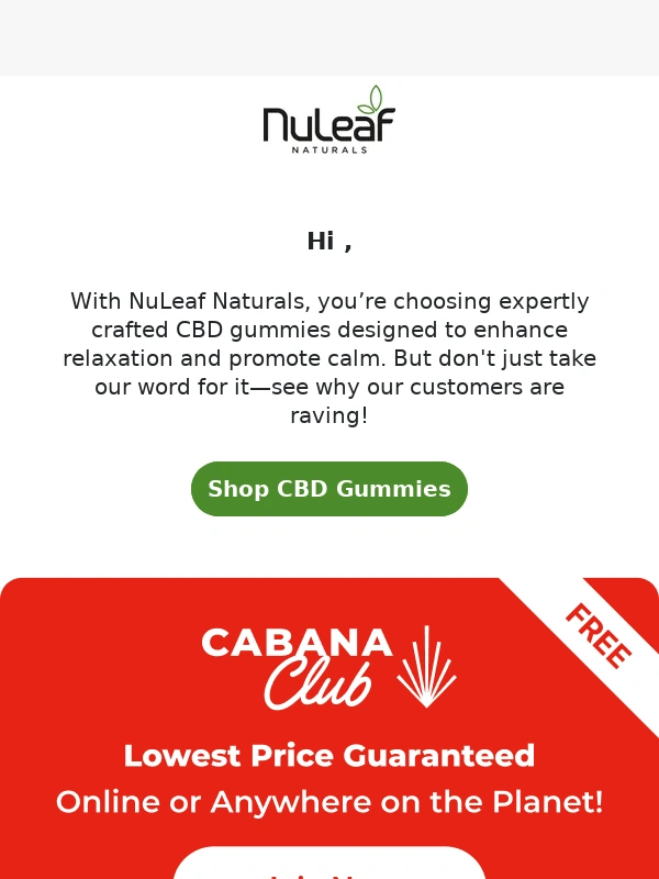 NuLeaf Naturals - Discover NuLeaf Naturals CBD Gummies
