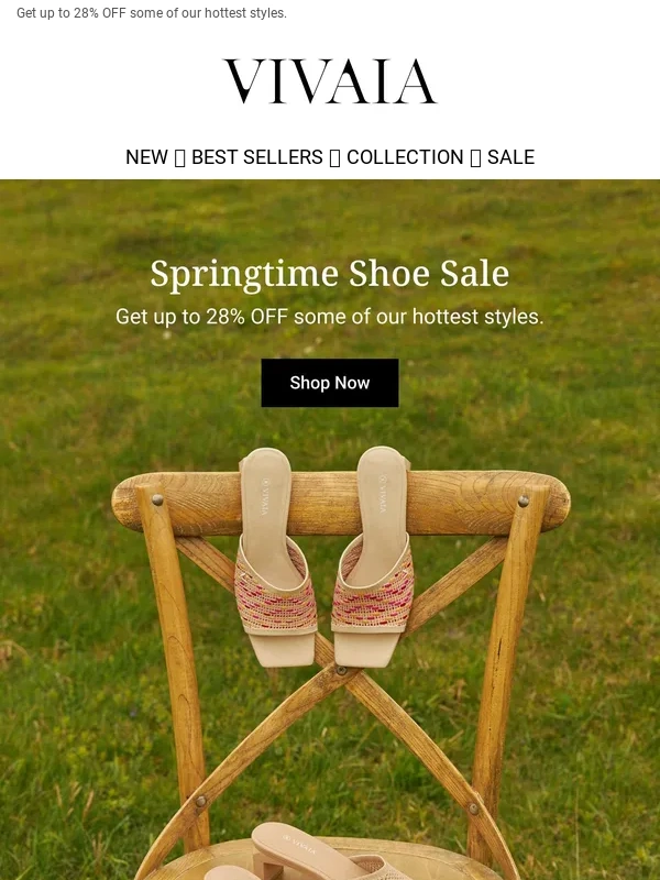 VIVAIA - Springtime Shoe Sale