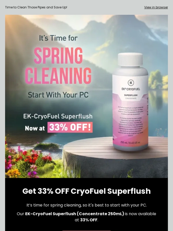 Ekwb - Get 33% OFF ? EK-CryoFuel Superflush ?