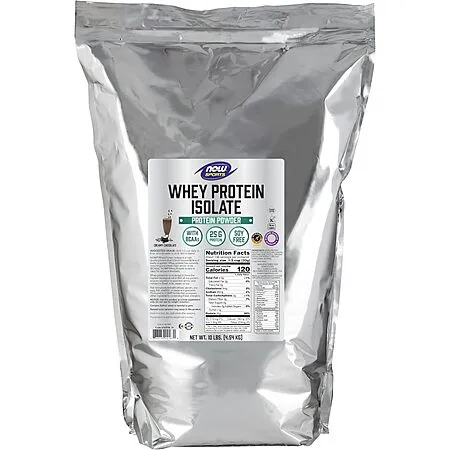 10-lb NOW Sports Whey Isolate Protein Powder (Creamy Chocolate)