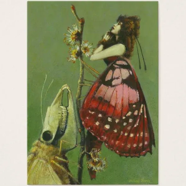 Gothic Mutant Moth ACEO Artists Trading Cards