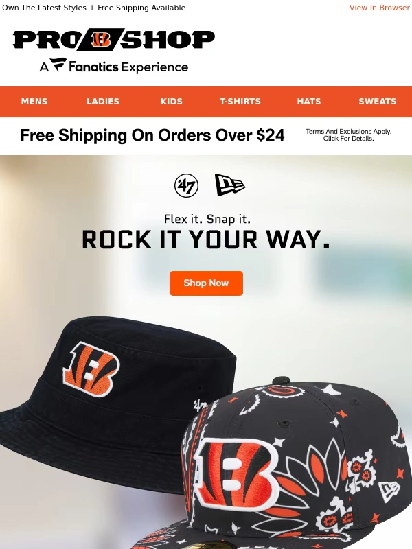 Bengals - Bengals Headwear: Style That Starts At The Top