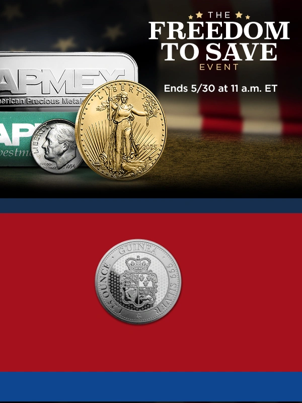 APMEX - ? Final Hours to Save – ? Freedom to Save Event Ends Tomorrow 11 a.m. ET!