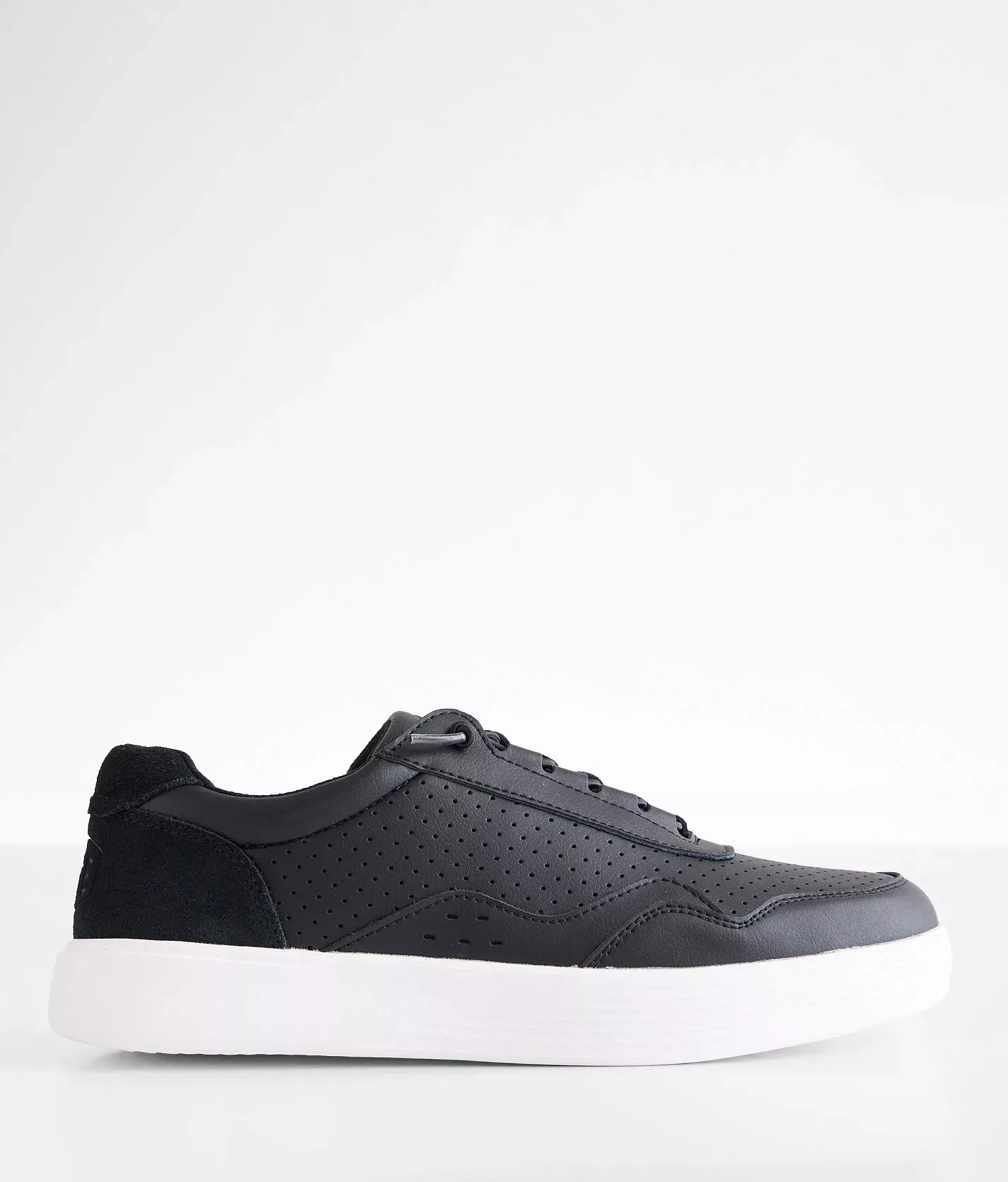 HEYDUDE Hudson Leather Sneaker  - male - Size: 10
