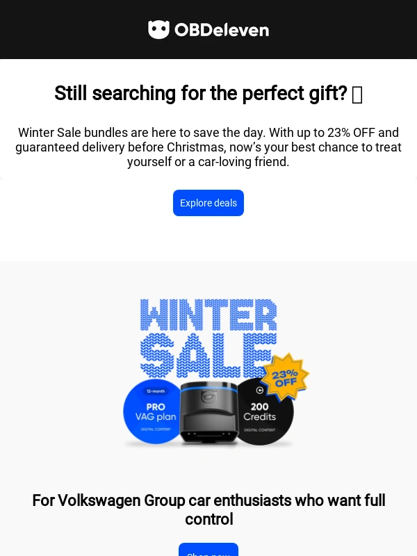 OBDeleven - ✨ CHRISTMAS DELIVERY + UP TO 23% OFF ✨