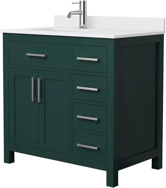 Wyndham Collection Beckett 36 Inch Single Bathroom Vanity