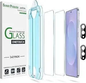2-Pack amFilm Galaxy S25 Edge and S25/S24 OneTouch Tempered Glass Screen Protectors from $4.73 + Free Shipping w/ Prime or $35+ orders