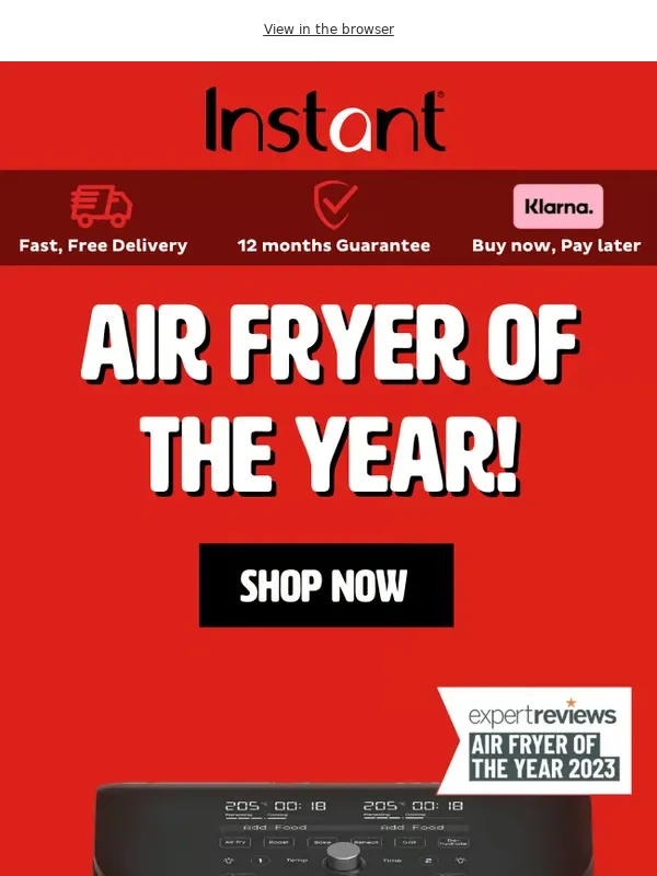 Corelle - Air Fryer Of The Year!