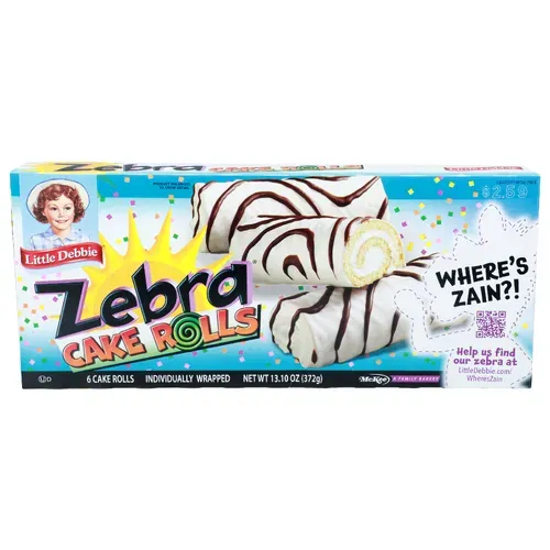 Little Debbie Zebra Cake Rolls