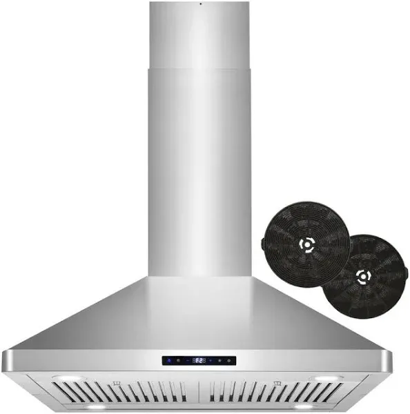 Cosmo 30" Ductless Island Range Hood
