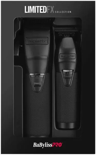 BaByliss PRO LimitedFX Matte Black Clipper & Trimmer Combo