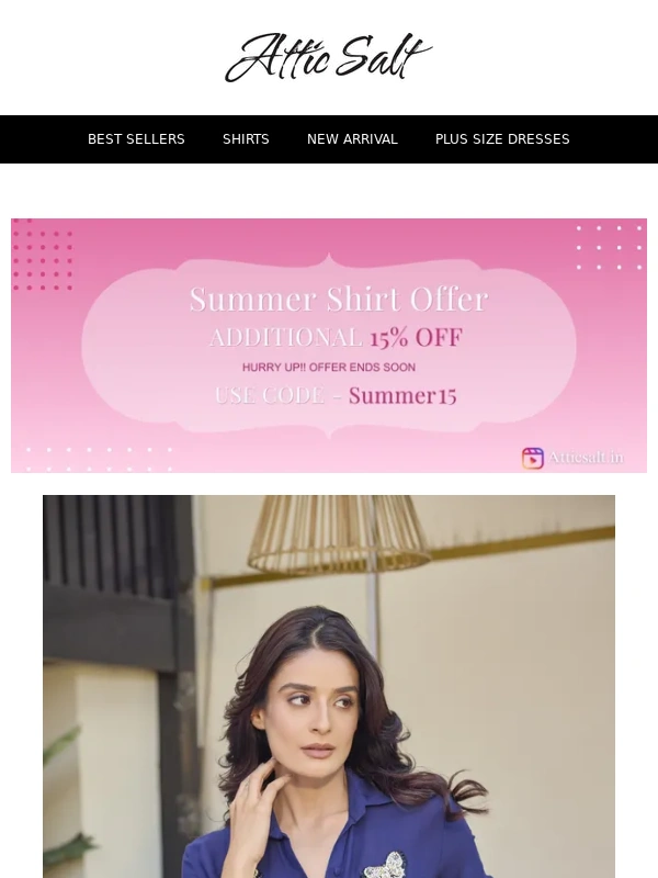 Attic Salt - Hey,❤️ ✨ Don't miss the last chance to shop on Summer Shirts with flat 15% off ?️ Shop now for unbeatable Shirt deals! ?? Secret Discount Revealed Inside! ?