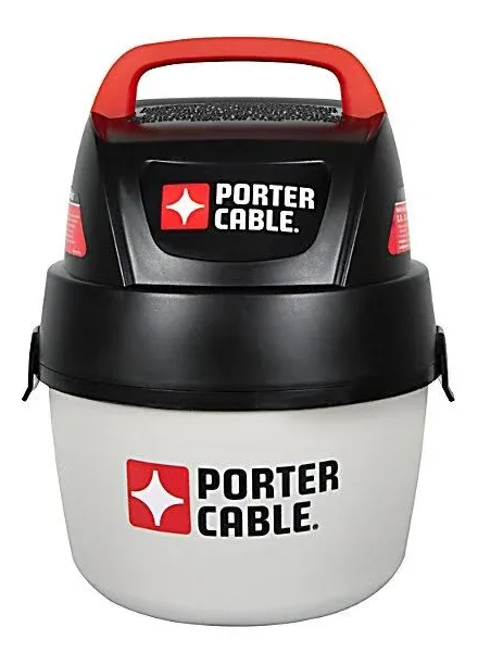 PORTER-CABLE 1 Gallon 1.5HP Portable Wet/Dry Shop Vacuum PCX18125P