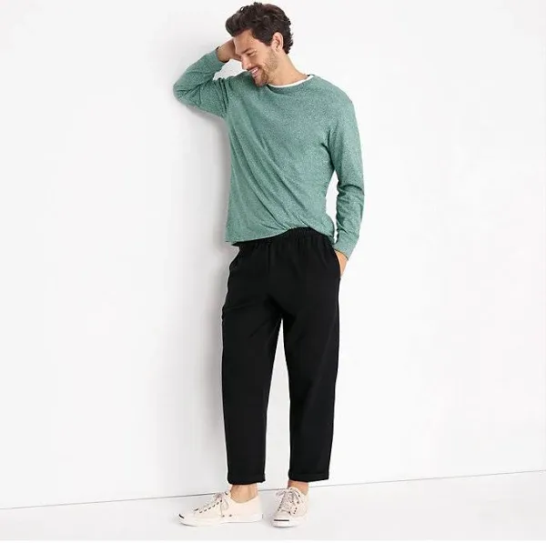 Lands' End Men's Jersey Knit Sweatpants