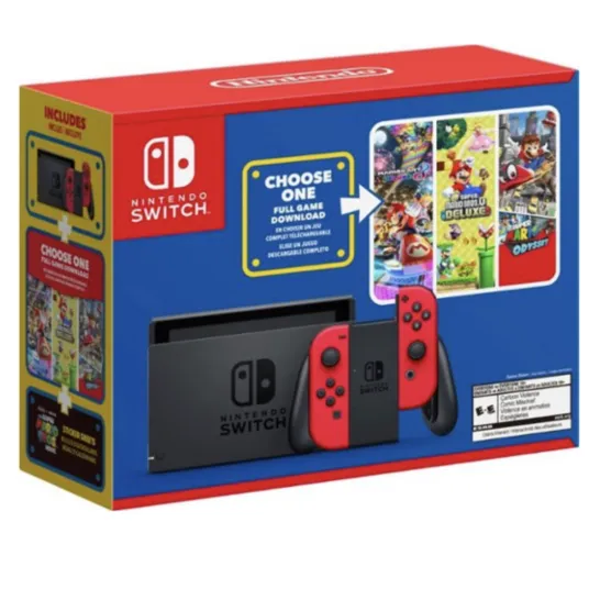 Nintendo Switch Choose One Bundle with FREE game