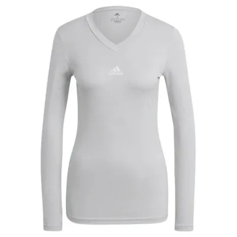 adidas Women's Team Base Tee (Team Light Grey)