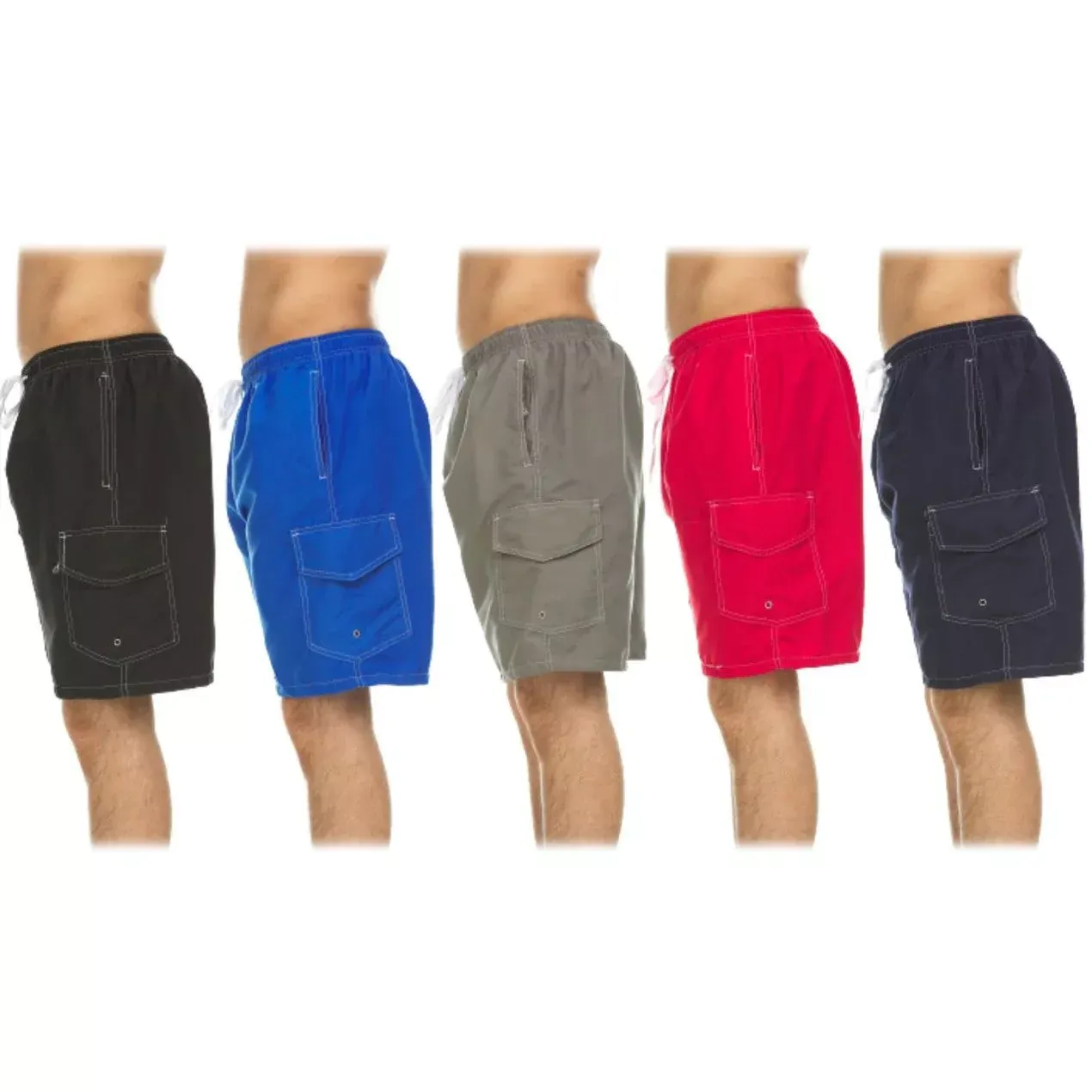 DailySale 3-Pack: Men's Quick-Dry Swim Shorts
