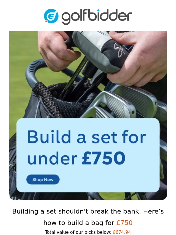Golfbidder - Building a premium Set for Under £750