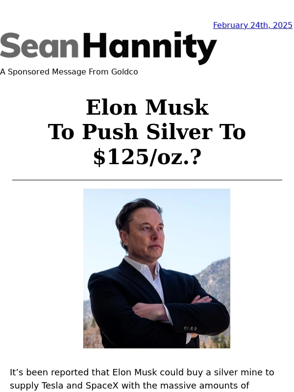 iHeartRadio - Could Elon Musk Be Eyeing Silver?