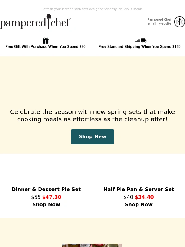 Pampered Chef - ⏳ Save Time in the Kitchen with These Must-Have Sets!