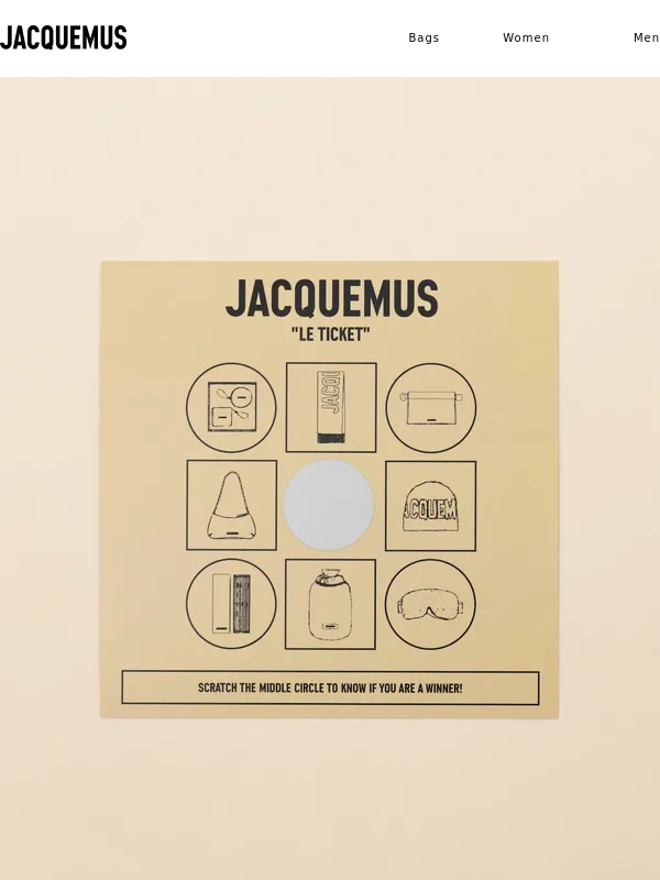 Jacquemus - "LE TICKET" BY JACQUEMUS