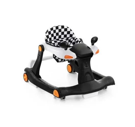 Costway 2-in-1 Foldable Activity Push Walker with Adjustable Height