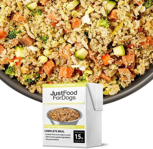 JustFoodForDogs Pantry Fresh Dog Food for Hepatic Liver Support