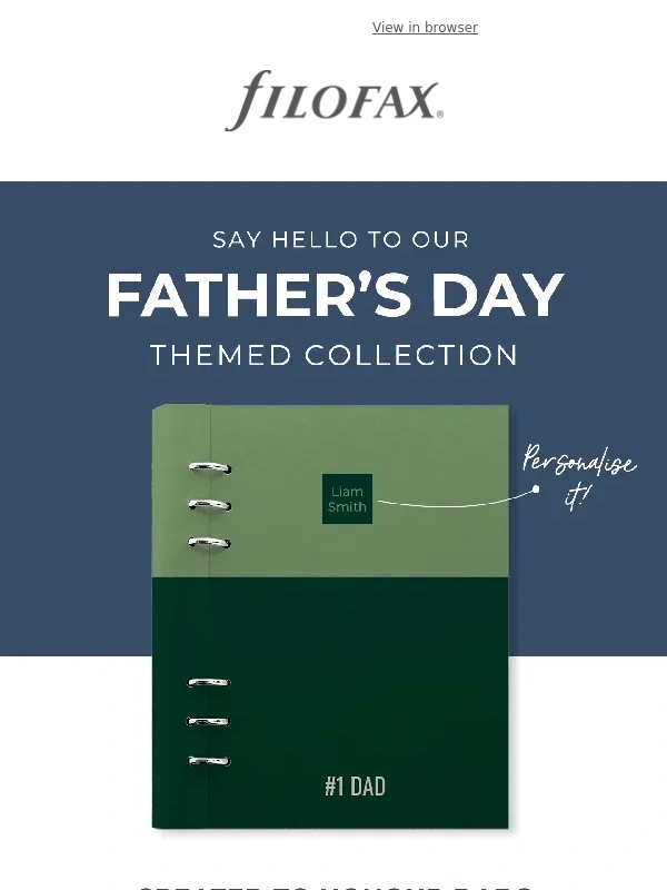 Filofax - ? Check out our brand new Father's Day patterns!