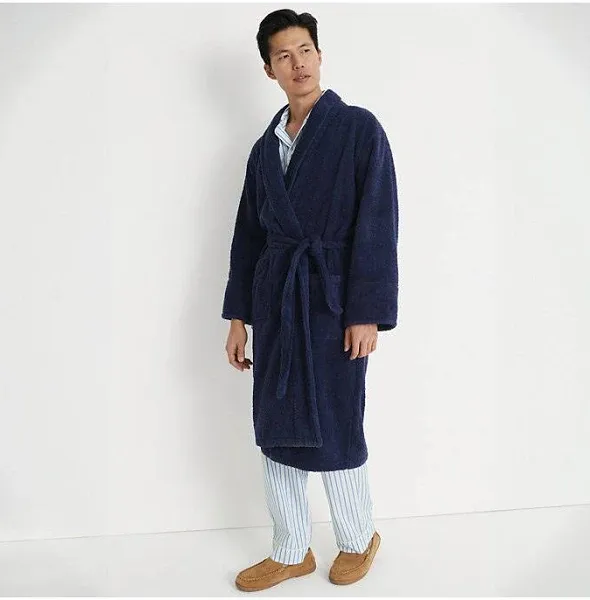 Lands' End Men's Big & Tall Calf-Length Turkish Terry Robe