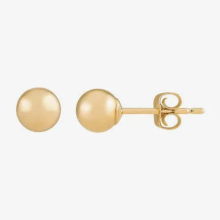 14kt Yellow Gold Ball Stud Earrings