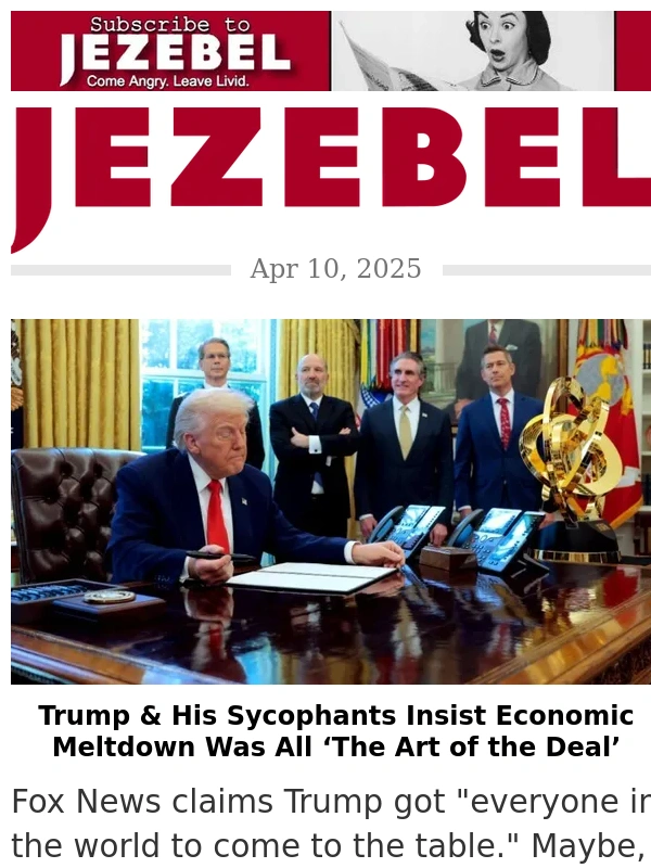Jezebel - Top Abortion Researcher Gets Funding Cut by Trump Admin