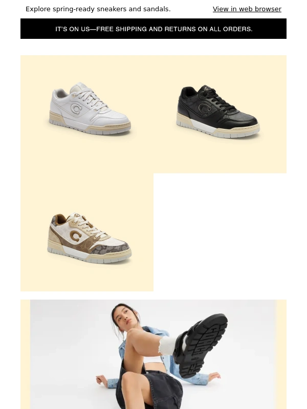 Coach - Just dropped: new shoes for the new season