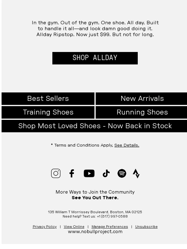 NOBULL - Allday Ripstop for $99