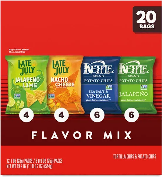 Kettle Brand Flavored Chip Mix Variety Pack