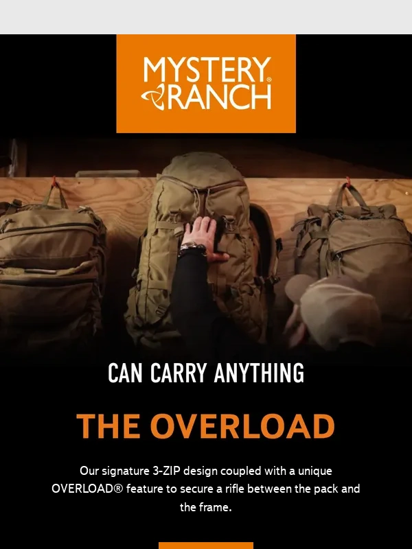 Mystery Ranch - Can CARRY Anything