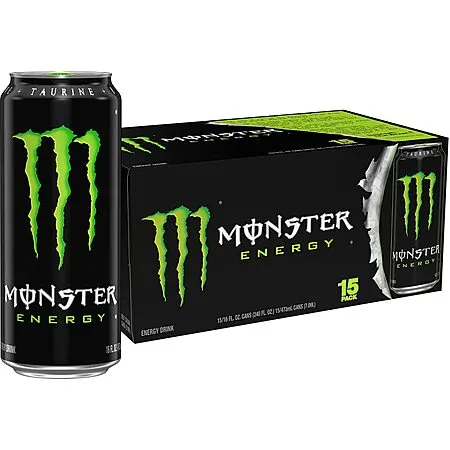15-Pack 16-Oz Monster Energy Drinks (various flavors)