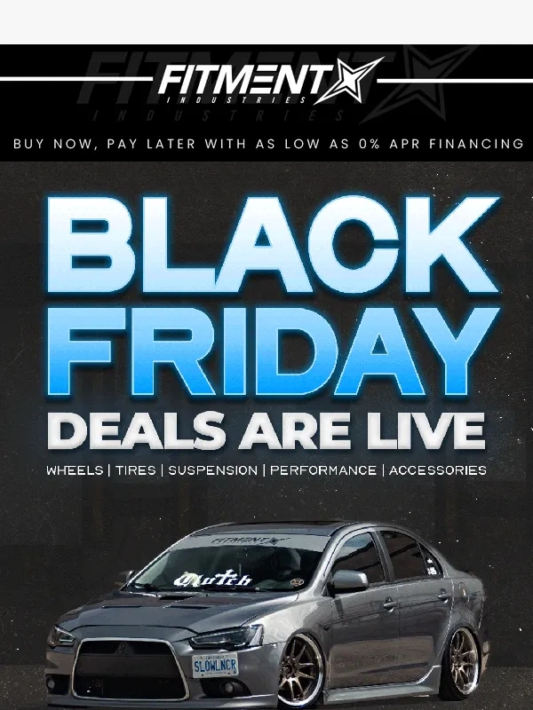 Fitment Industries - ? Save up to 58% off this Black Friday ?
