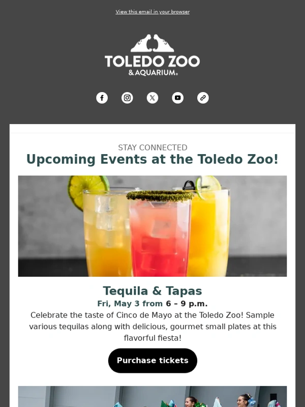 Toledo Zoo - Don't miss these May events at the Zoo!