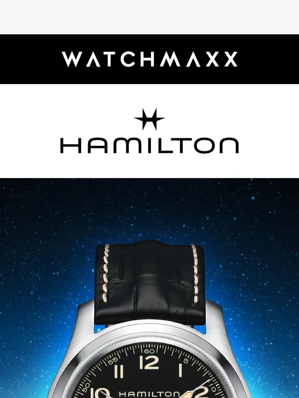 WatchMaxx - ?HAMILTON • UP to 51% OFF NOW!