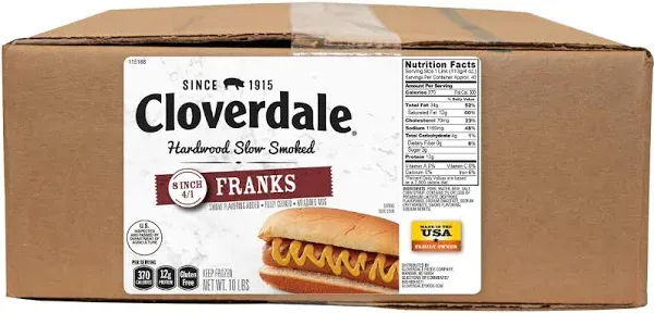 Cloverdale Franks Hot Dogs
