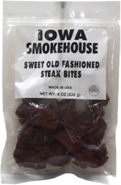 Iowa Smokehouse Steak Bites Sweet Old Fashioned 8 oz.