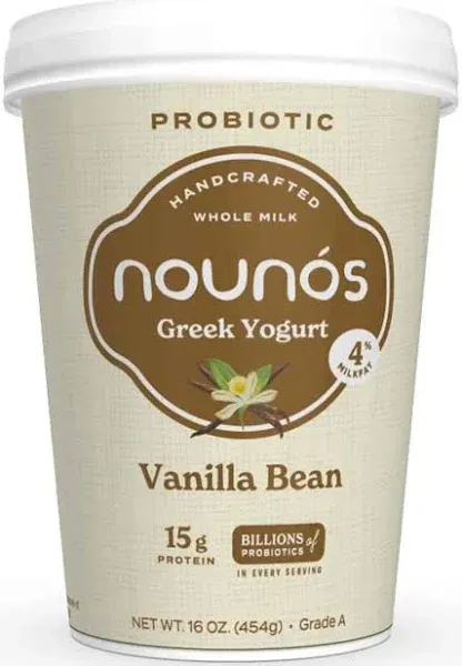 Nounos Vanilla Bean Greek Yogurt