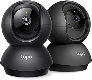 Tapo TP-Link 2K pan and tilt indoor security camera 2-pack