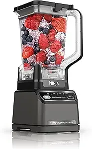 Prime Members: Ninja BR201AMZ Professional Blender 2.0, 1200 Watts, Auto-iQ Program, Total Crushing Blades, 72-oz. Pitcher, 4 Manual Speeds for Smoothies, Dark Grey $79.99
