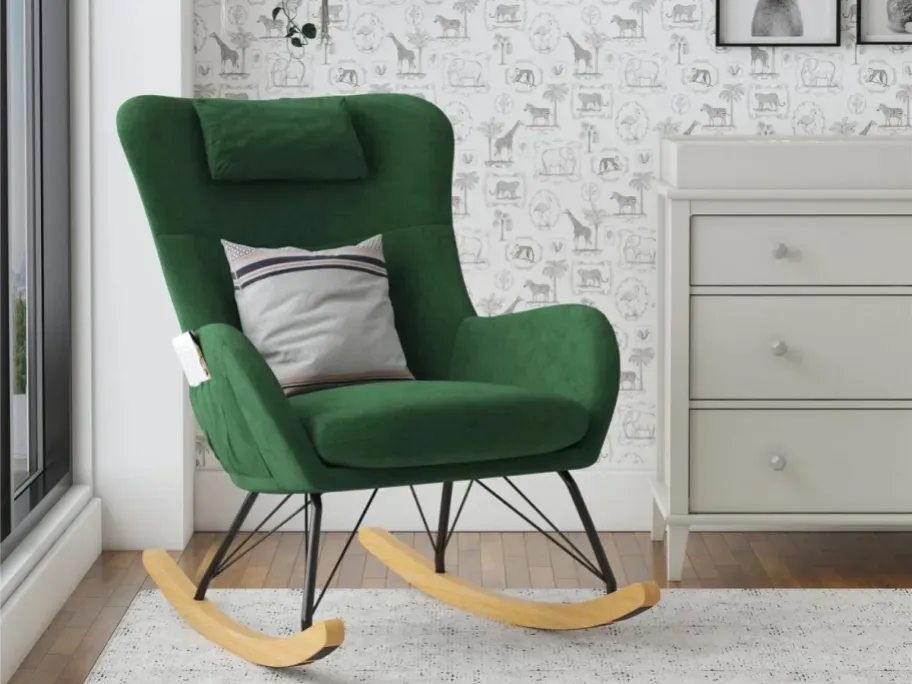 Mack & Milo Vedika Upholstered Rocking Chair