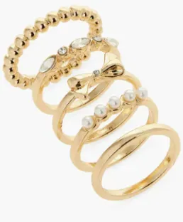 5-Pack Nordstrom Rack Mixed Rings