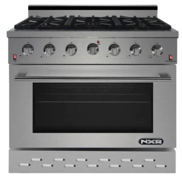 NXR Pro-Style 36 in. 5.5 cu. ft. Propane Gas Range with Convection Oven