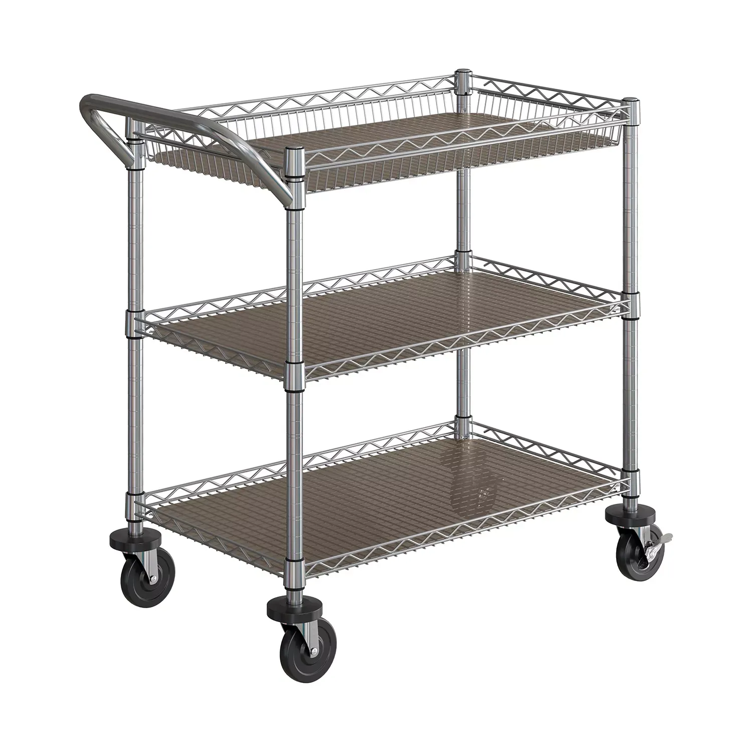 Seville Classics 3-Tier NSF Utility Cart